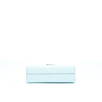 LOUIS VUITTON TOP HANDLE FLAP BAG EPI LIGHT BLUE SHW