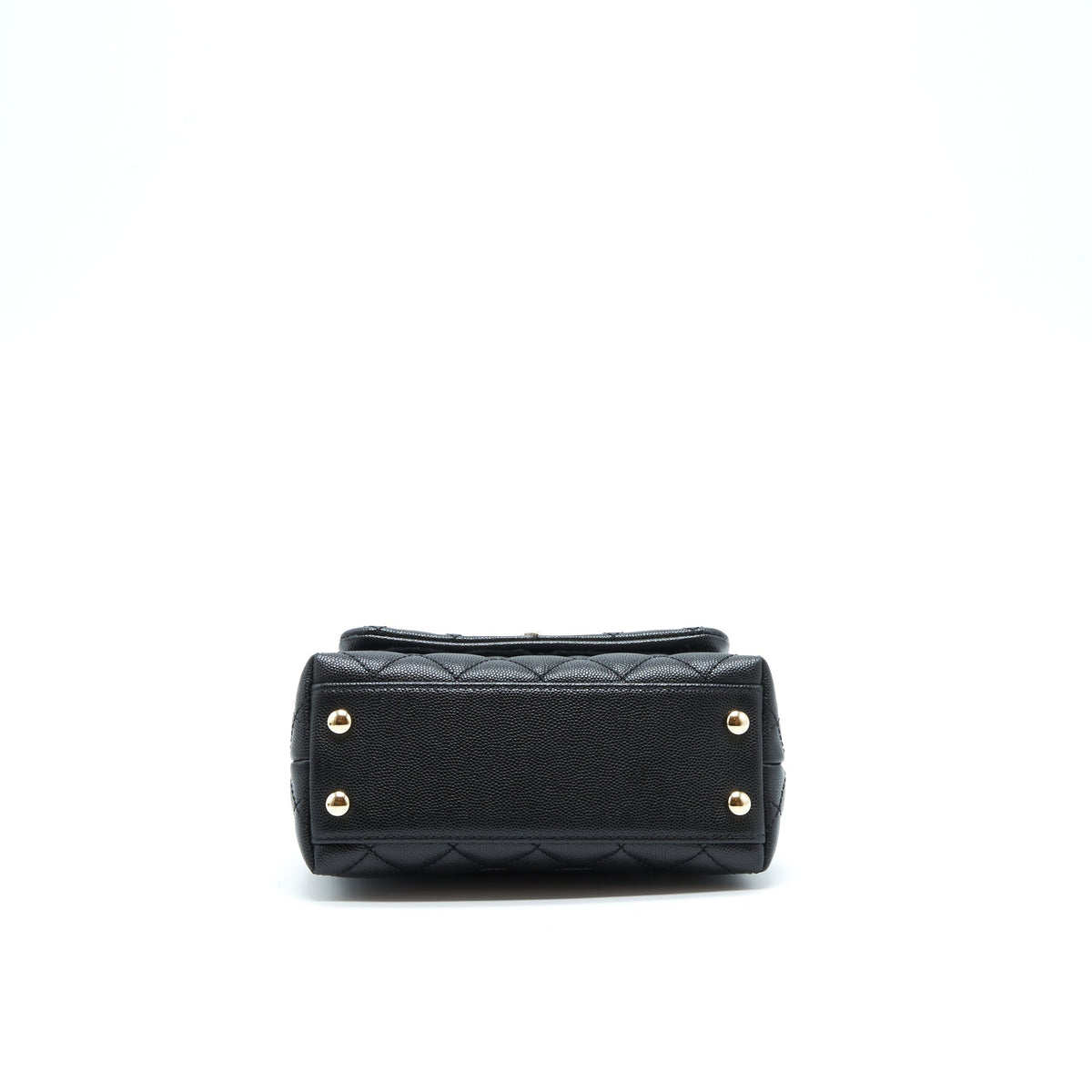 CHANEL MINI COCO HANDLE CAVIAR BLACK LGHW
