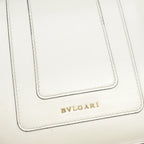 BVLGARI TOP HANDLE SERPENTI BAG WHITE