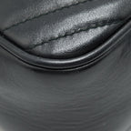GUCCI GG MARMONT MATELASSE SHOULDER BAG BLACK GHW