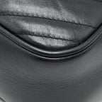GUCCI GG MARMONT MATELASSE SHOULDER BAG BLACK GHW