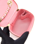 CHANEL SMALL VANITY WITH CHAIN PINK