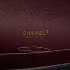 CHANEL JUMBO CLASSIC DOUBLE FLAP BAG CAVIAR BLACK GHW (MICROCHIP)