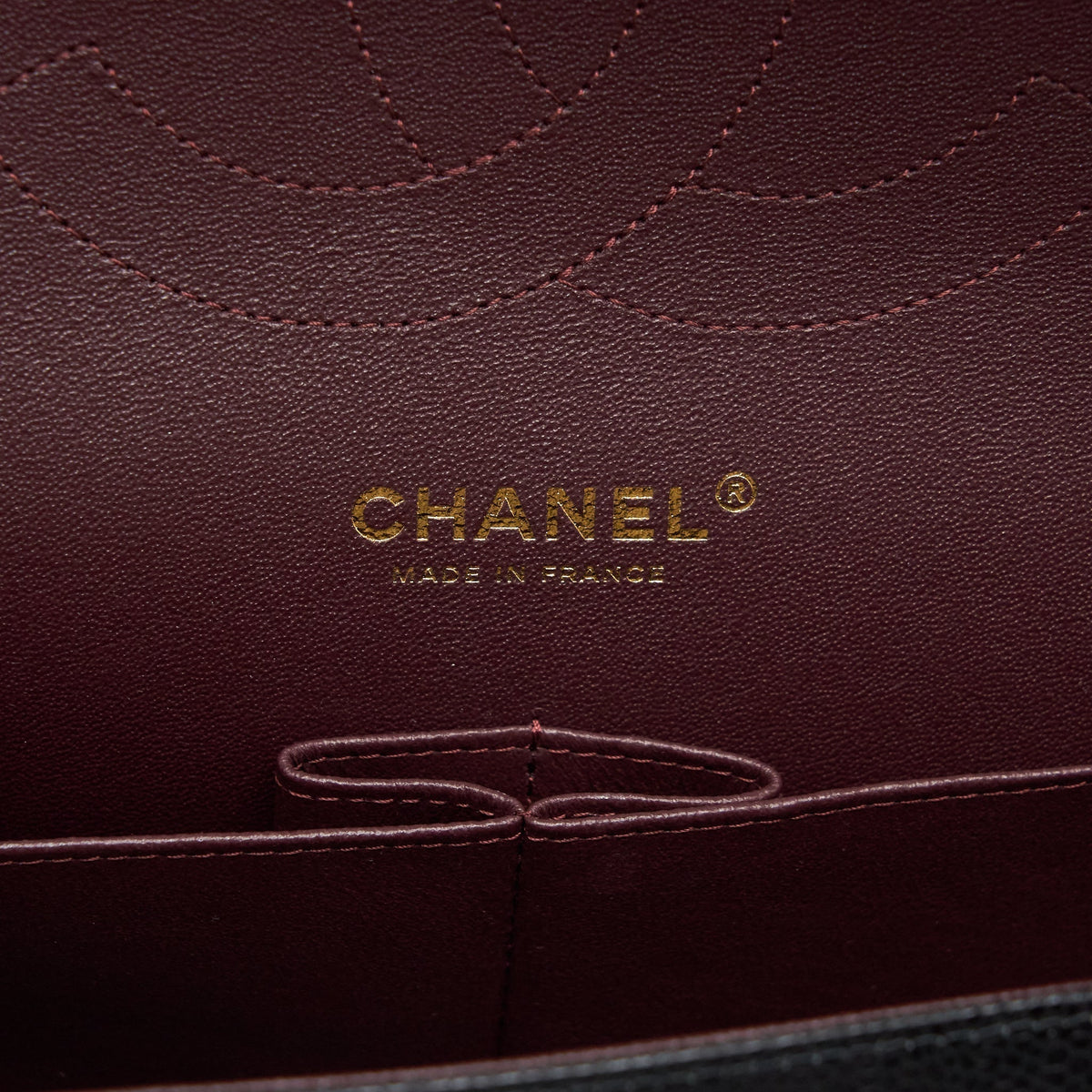 CHANEL JUMBO CLASSIC DOUBLE FLAP BAG CAVIAR BLACK GHW (MICROCHIP)