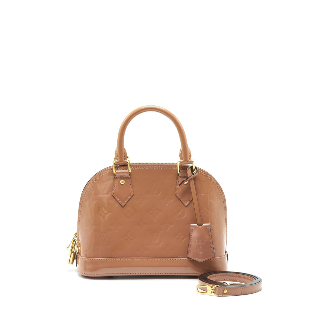 LOUIS VUITTON ALMA BB PATENT PINK GHW