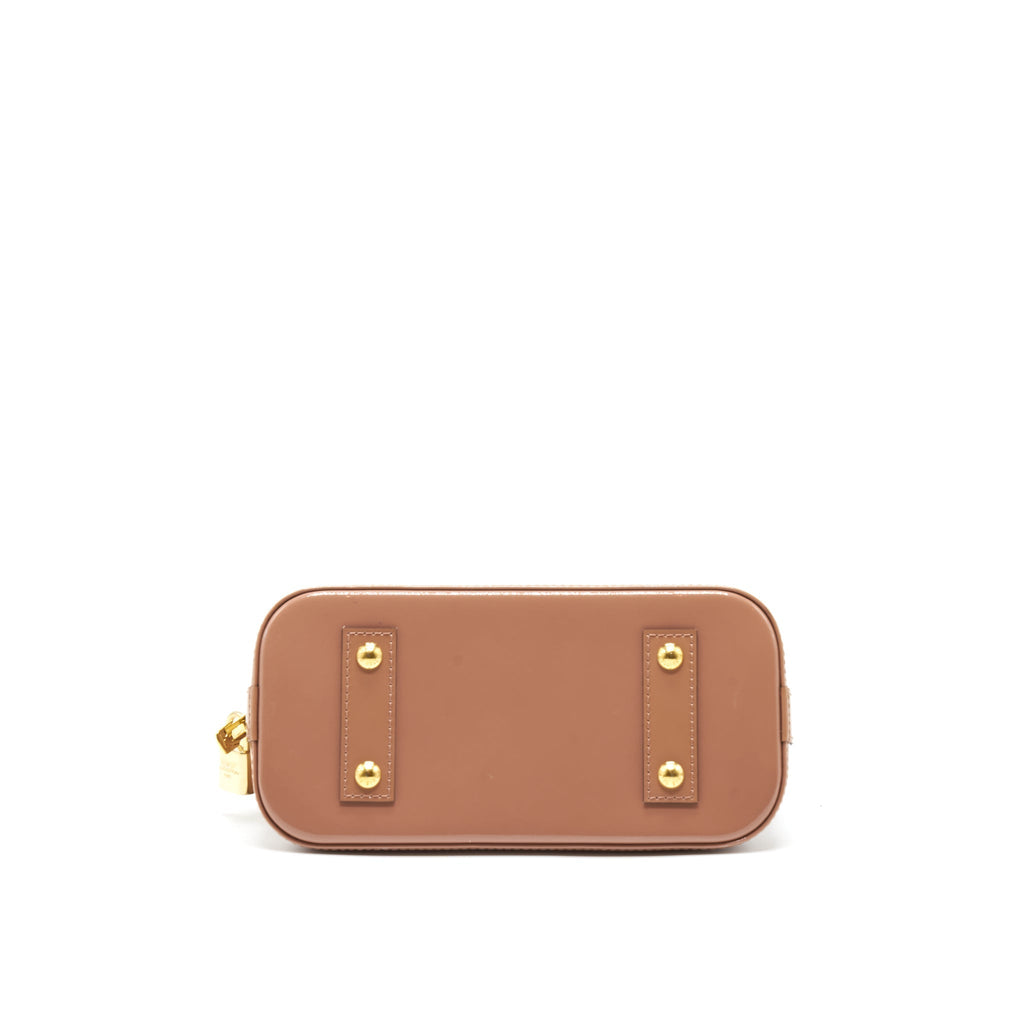 LOUIS VUITTON ALMA BB PATENT PINK GHW