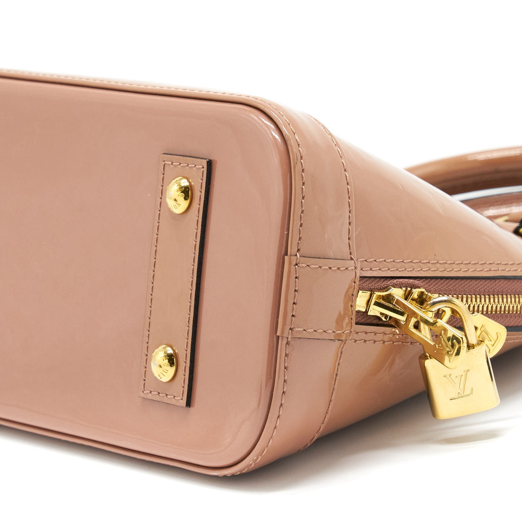LOUIS VUITTON ALMA BB PATENT PINK GHW