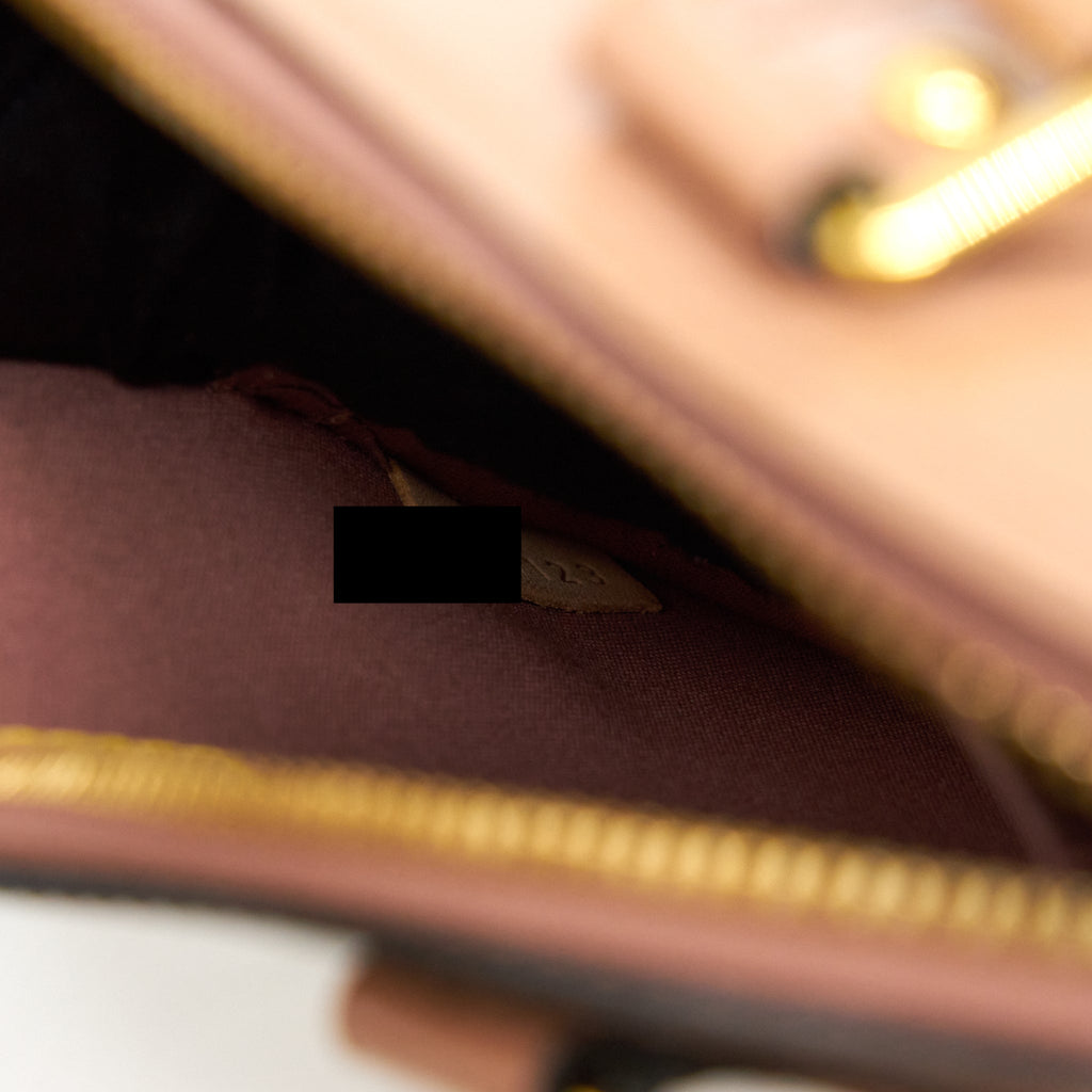 LOUIS VUITTON ALMA BB PATENT PINK GHW