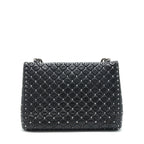 VALENTINO GARAVANI ROCKSTUD TOTE/SHOULDER BAG BLACK SHW