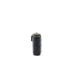 CHANEL 21C LONG VANITY WITH CHAIN LAMBSKIN BLACK WITH LGHW