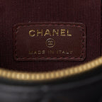 CHANEL 21C LONG VANITY WITH CHAIN LAMBSKIN BLACK WITH LGHW