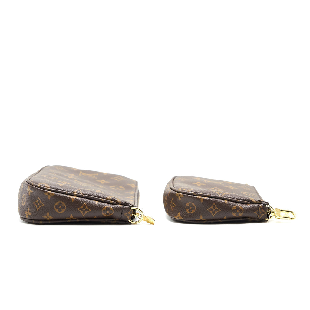 LOUIS VUITTON MULTI POCHETTE MONOGRAM ACCESSORIES KHAKI STRAP