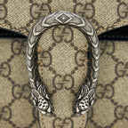 GUCCI DIONYSUS GG SUPREME MINI BAG BLACK