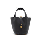 Hermes Picotin 18 Lock Bag Black with GHW