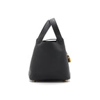 HERMES PICOTIN LOCK 18 BLACK GHW