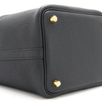 Hermes Picotin 18 Lock Bag Black with GHW