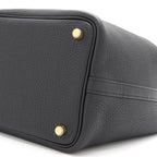 HERMES PICOTIN LOCK 18 BLACK GHW