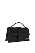 JACQUEMUS THE LARGE BLACK BAMBINO STRAPPED HANDBAG