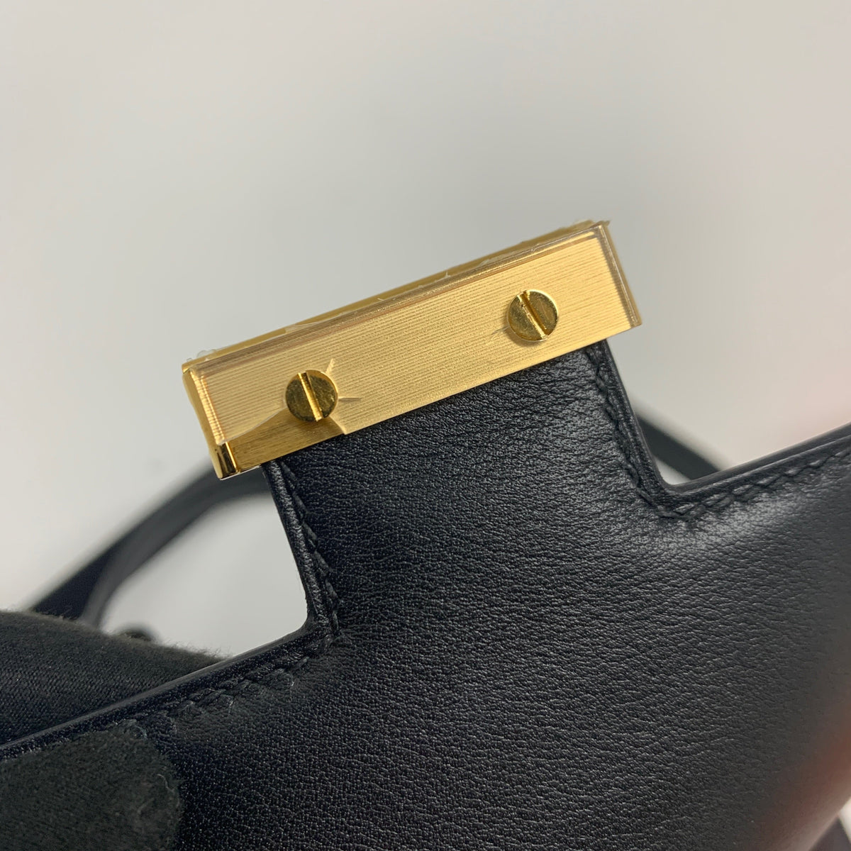 HERMES MINI CONSTANCE SWIFT LEATHER BLACK GHW