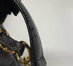 CHANEL GRANT SHOPPING TOTE BAG GST BLACK CAVIAR GHW