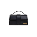 JACQUEMUS THE LARGE BLACK BAMBINO STRAPPED HANDBAG