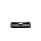 CHANEL GLASSES CASE WITH CHAIN CAVIAR BLACK LGHW