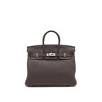 HERMES BIRKIN 25 EBENE/GOLD TOGO SHW