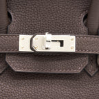 HERMES BIRKIN 25 EBENE/GOLD TOGO SHW