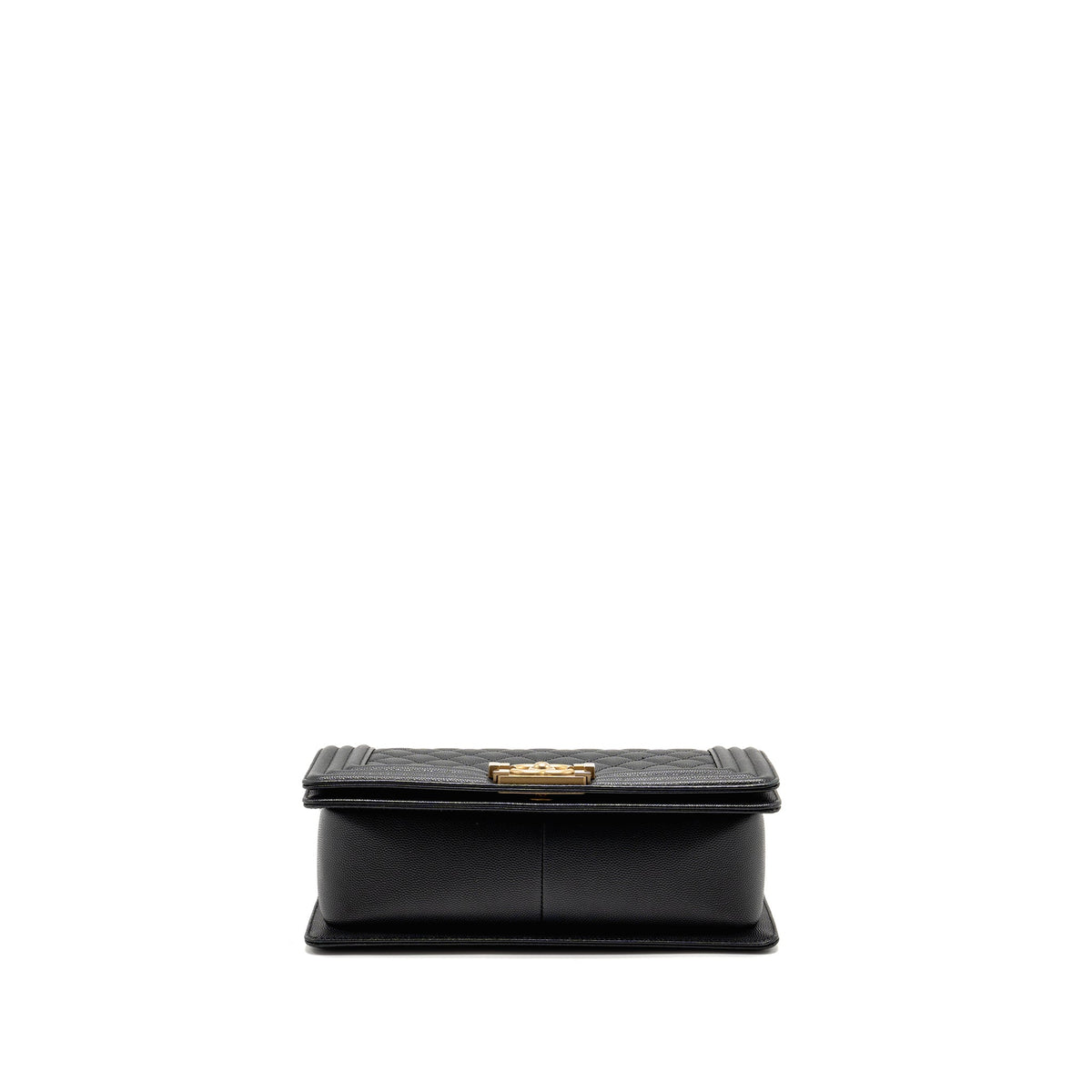 CHANEL MEDIUM BOY BAG CAVIAR BLACK GHW