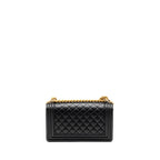 CHANEL MEDIUM BOY BAG CAVIAR BLACK GHW