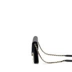 CHANEL PARIS-CUBA THREAD AROUND FLAP BAG WITH CHAIN CAVIAR BLACK LGHW