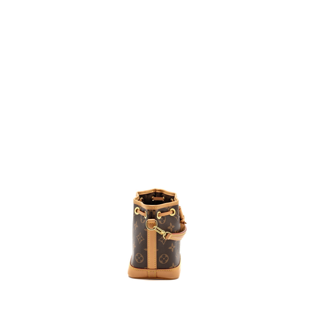 LOUIS VUITTON NANO NOE MONOGRAM CANVAS GHW