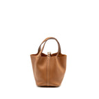 Hermes Picotin18 Lock Bag Clemence Gold GHW