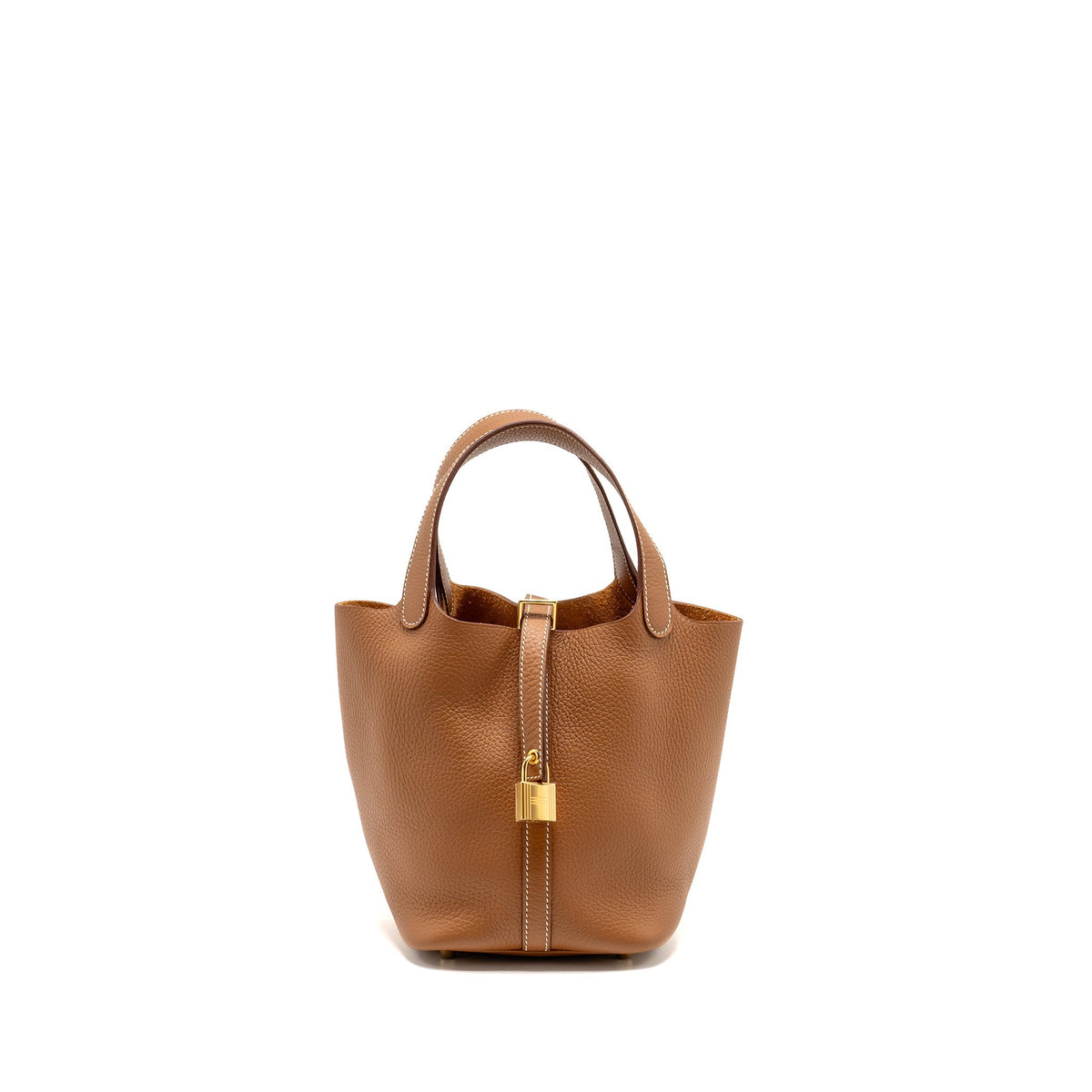 Hermes Picotin18 Lock Bag Clemence Gold GHW