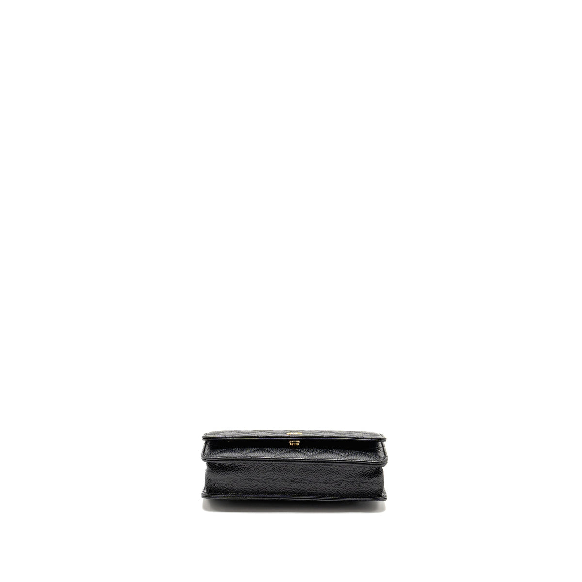 CHANEL CLASSIC WALLET ON CHAIN CAVIAR BLACK GHW