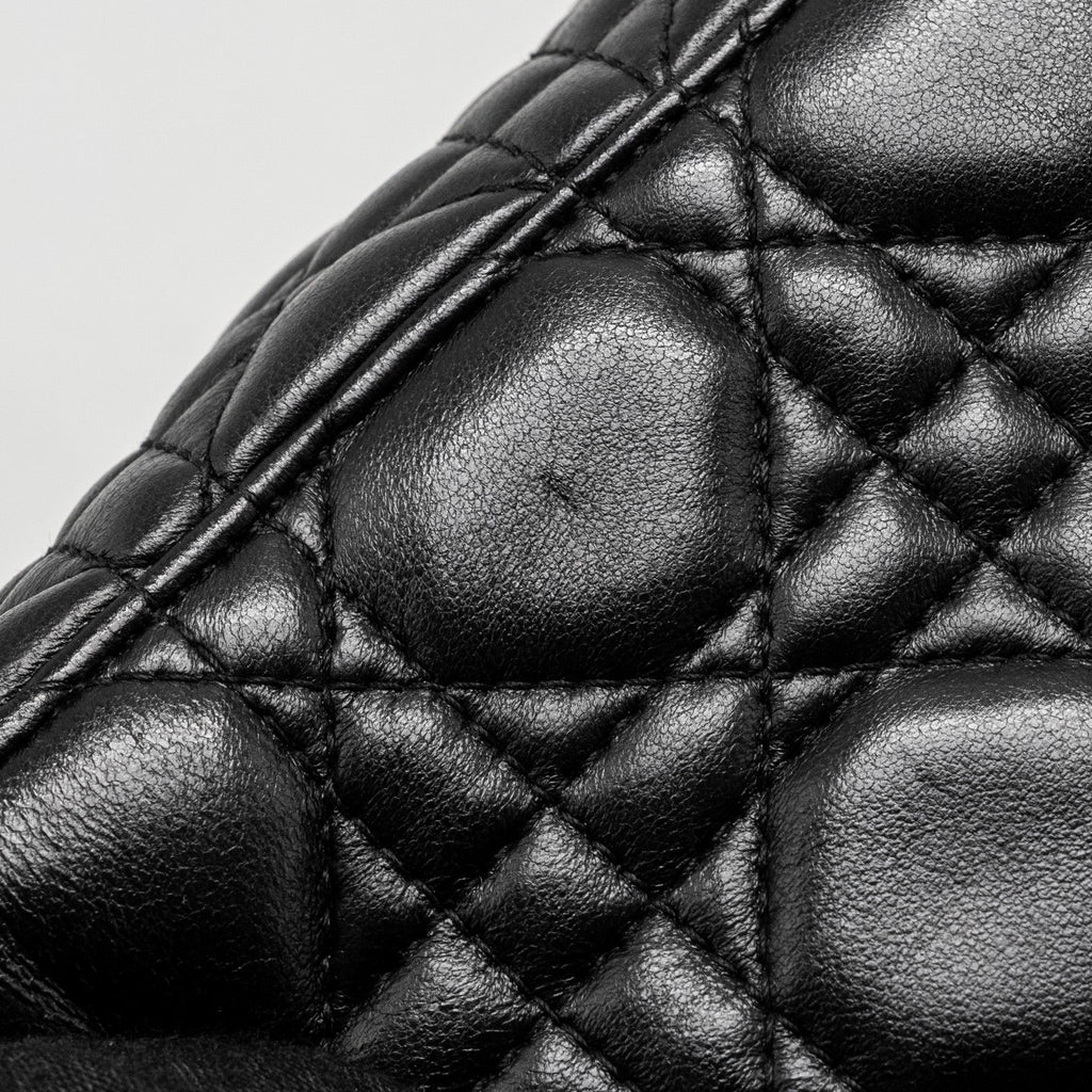 DIOR MY ABC SMALL LADY DIOR LAMBSKIN BLACK GHW
