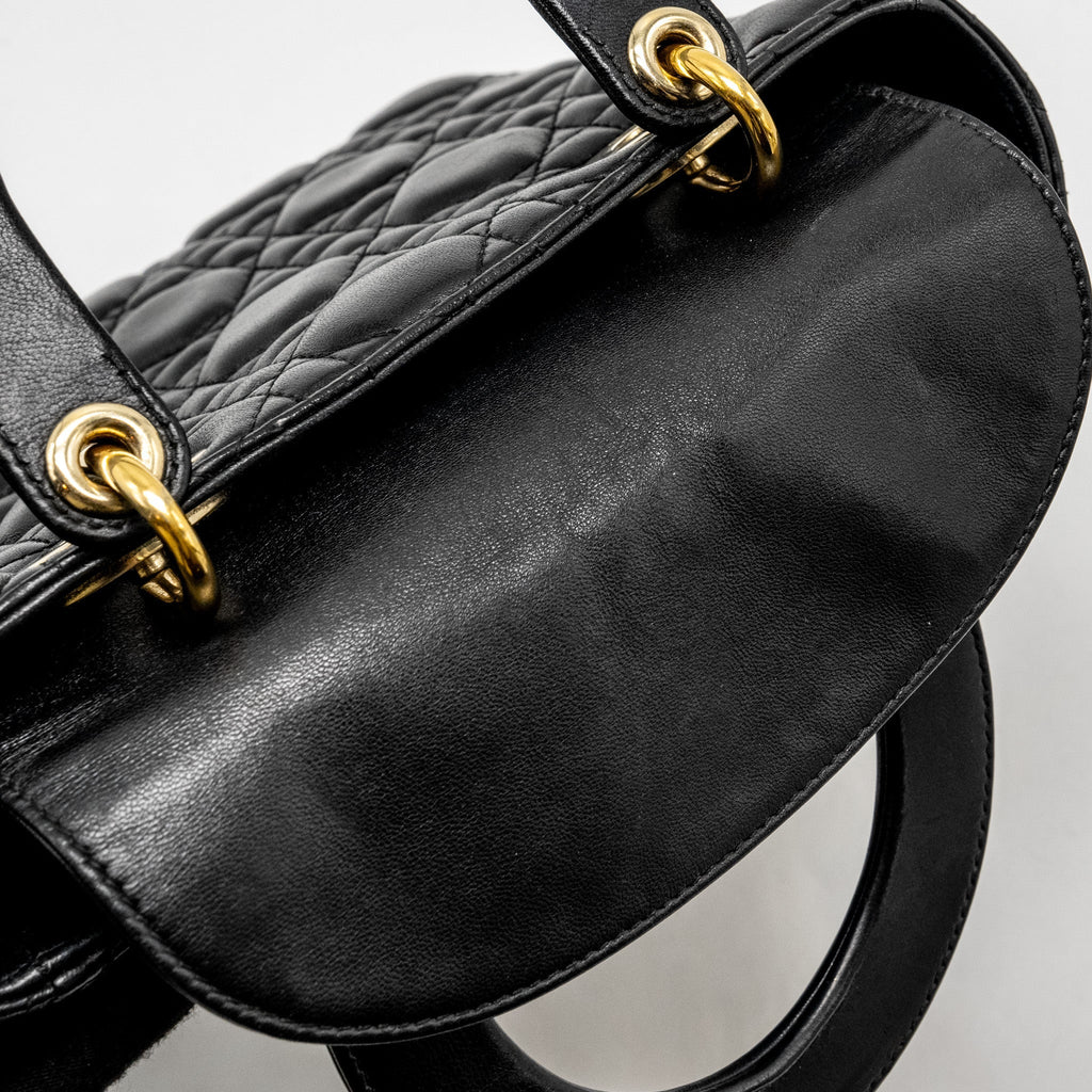 DIOR MY ABC SMALL LADY DIOR LAMBSKIN BLACK GHW