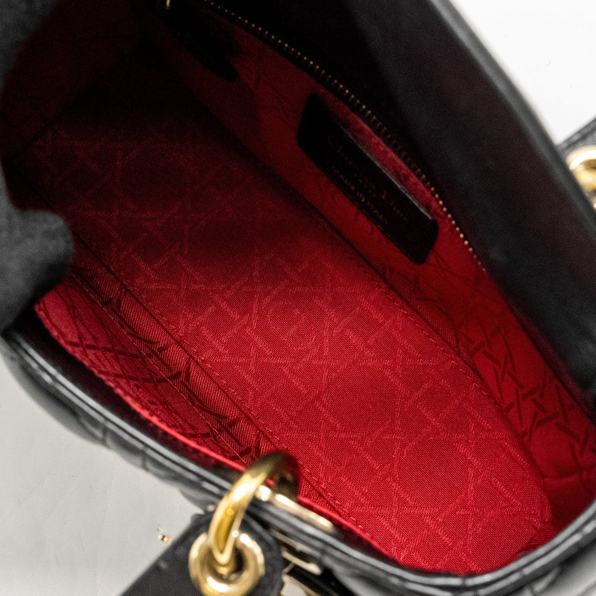 DIOR MY ABC SMALL LADY DIOR LAMBSKIN BLACK GHW