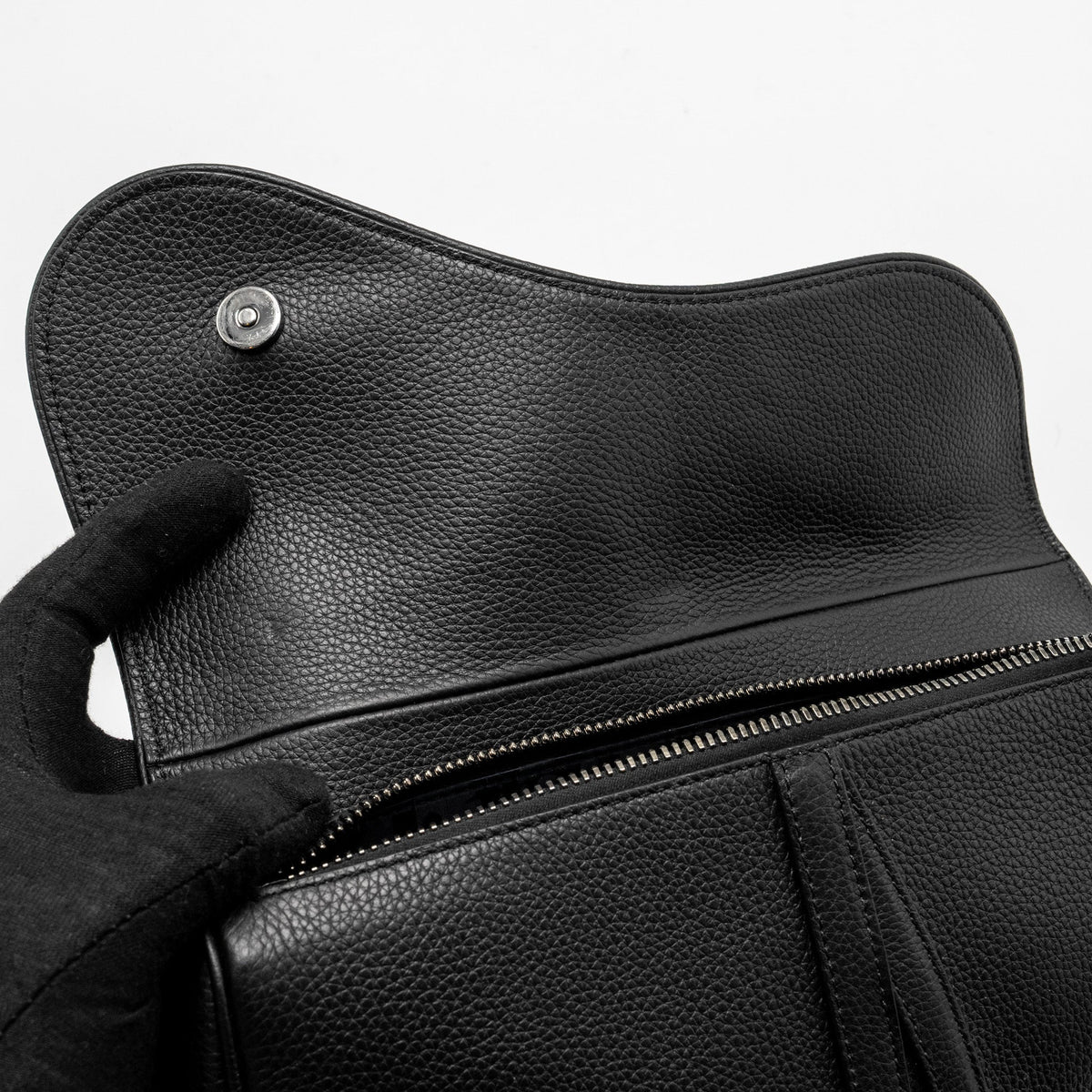 DIOR HOMME CHARMS SADDLE BAG CALFSKIN BLACK SHW