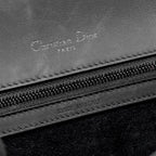 DIOR MEDIUM STUDDED DIORAMA CALFSKIN SO BLACK