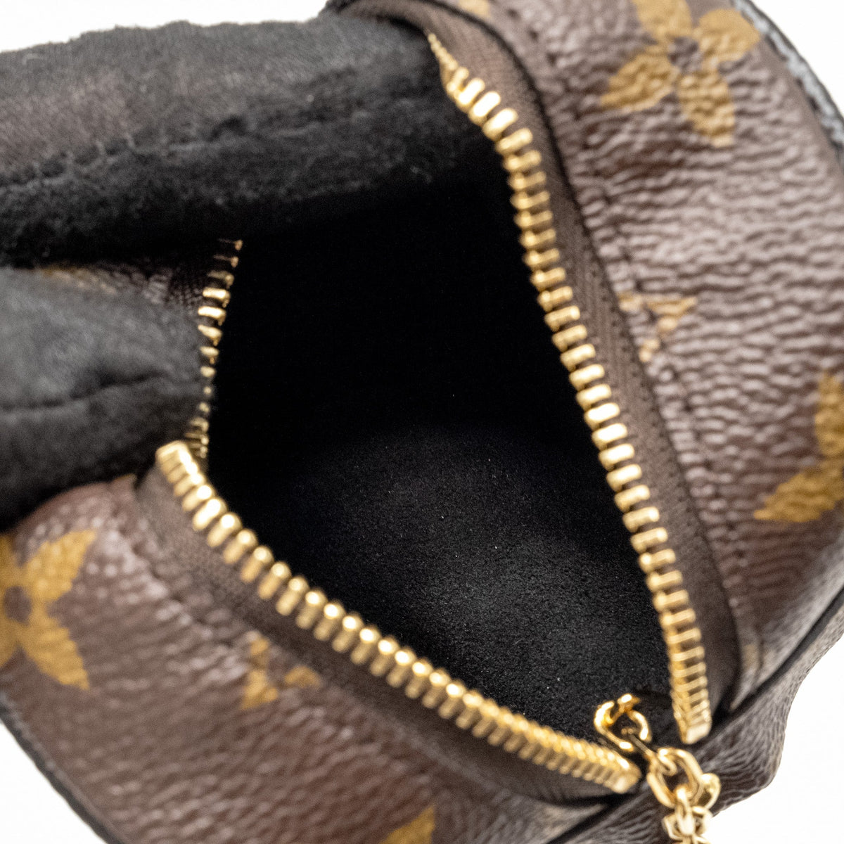 LOUIS VUITTON GAME ON CUBE COIN PURSE MONOGRAM CANVAS GHW