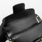 GUCCI HORSEBIT 1955 SHOULDER BAG CALFSKIN BLACK GHW