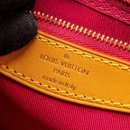 LOUIS VUITTON DIANE BAG WITH FUCHSIA STRAP MONOGRAM CANVAS GHW