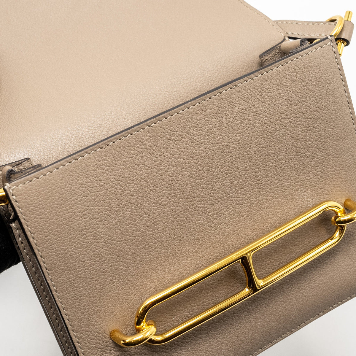 Hermes mini roulis evercolor gris asphalts GHW