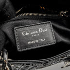 DIOR MINI LADY DIOR STAIN CRYSTAL BLACK SHW