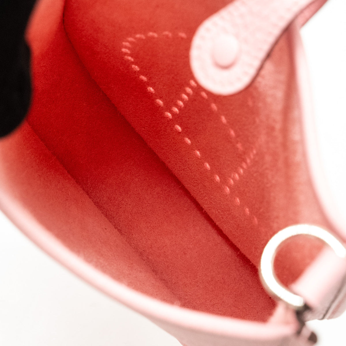 HERMES Mini Evelyne Clemence Rose Sakura SHW