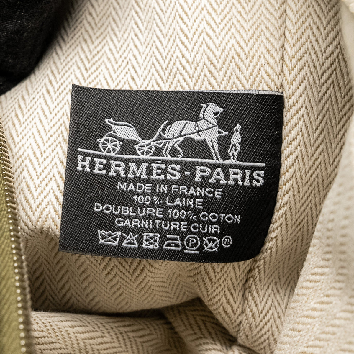 HERMES TROUSSE DE TOILETTE BRIDE A BRAC PM WOOL MULTICOLOUR SHW