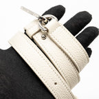 LOEWE SMALL PUZZLE BAG GRAINED CALFSKIN WHITE SHW