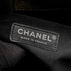 CHANEL MEDIUM BOY BAG HORSEHAIR / CALFSKIN BLACK / GOLD RUTHENIUM HARDWARE