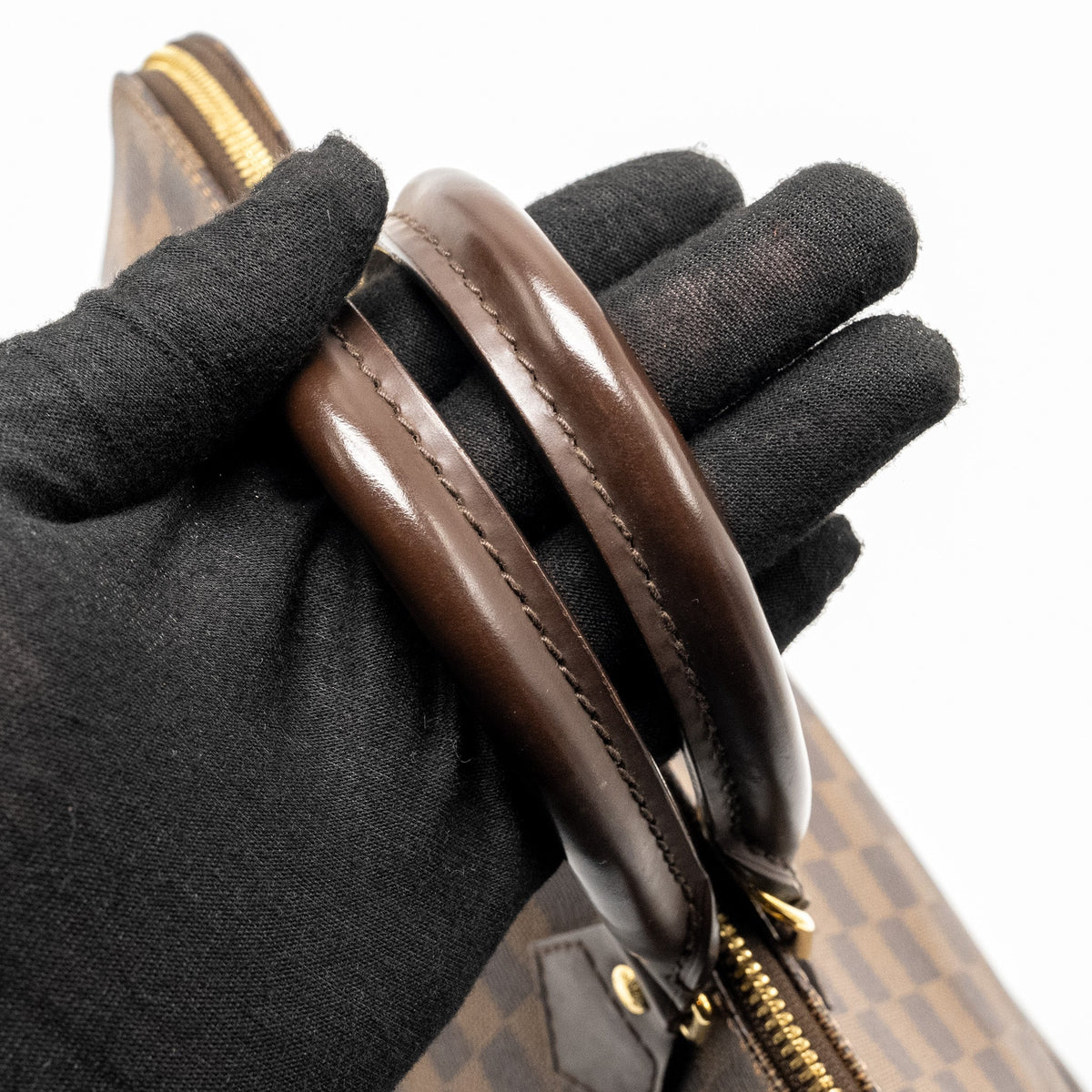 LOUIS VUITTON ALMA PM DAMIER EBENE CANVAS GHW